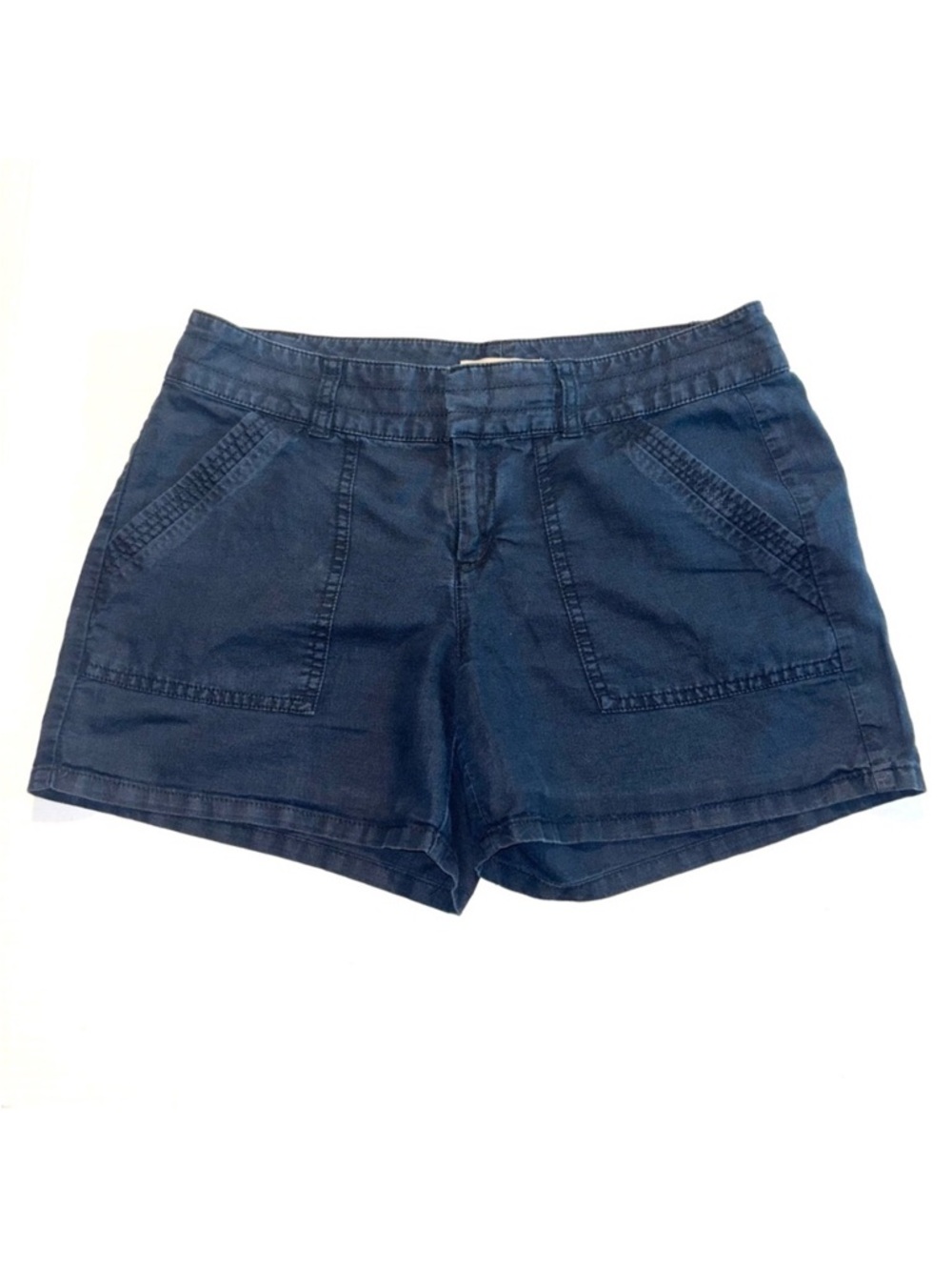 Banana‎ Republic Linen Blend Black Shorts Breathable Lightweight Women's Size 4